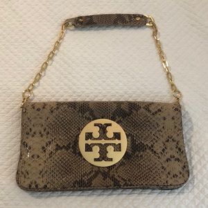 Tory Burch Snakeskin Clutch